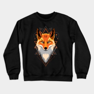 fox rainwbow Crewneck Sweatshirt